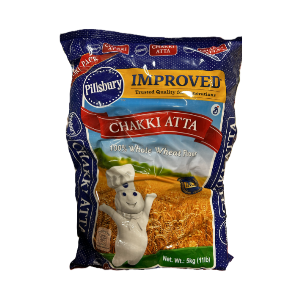 Untitled design (72) Pillsbury Chakki Atta 100% Täysjyvävehnäjauho - Image 1